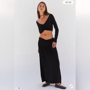 NIP NWT FP Beach By Free People SABRINA SKIRT SET sz M